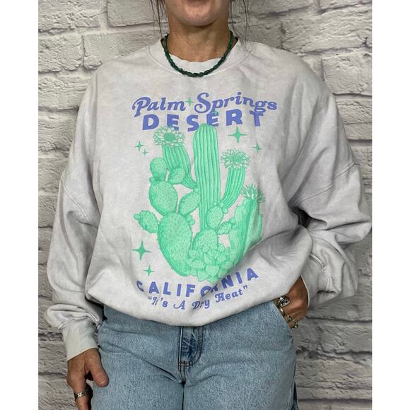 Vintage 90's Palm Springs Desert Sweatshirt - Picture 1 of 9